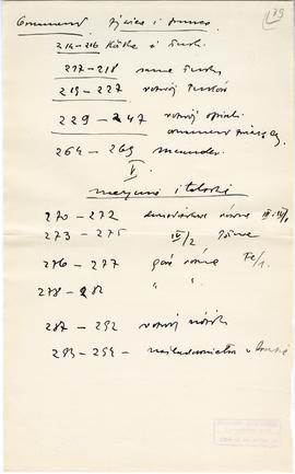 Rękopis jedenastu wykładów Józefa Żurowskiego pt. "Epoka bronzu ze szczególnem uwzględn. pod...