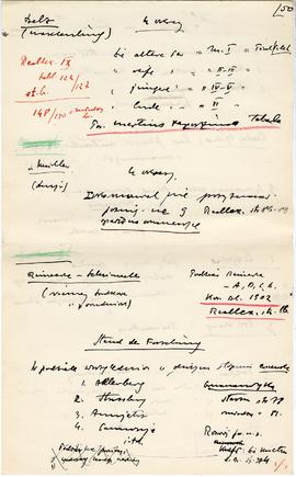 Rękopis jedenastu wykładów Józefa Żurowskiego pt. "Epoka bronzu ze szczególnem uwzględn. pod...