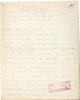 Rękopis dziewięciu wykładów Józefa Żurowskiego pt. "Osadnictwo przedhistoryczne w dorzeczu G...