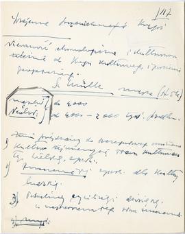 Rękopis sześćdziesięciu ośmiu wykładów Józefa Żurowskiego pt. "Sztuka Podyluwialna" z r...