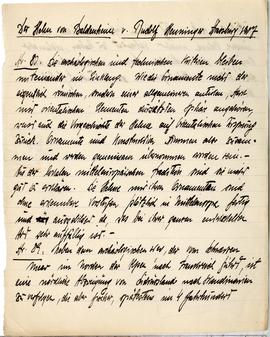 Brulion Józefa Żurowskiego zawierający zbiór luźnych kartek z notatkami w języku polskim i niemie...