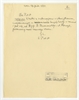 Rękopis-brudnopis pisma prof. Stefana Krukowskiego z 23 października 1934 "Do PMA"