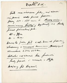 Maszynopis i rękopis trzynastu wykładów Józefa Żurowskiego na temat kultury megalitycznej  strona...