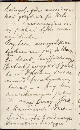 Notes nr 18 z wpisami odręcznymi  Erazma Majewskiego z okresu 01.04.1884 r.- 05.07.1884 r.  strona.