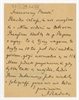 Rękopis listu M. Radwana [?] do prof. Stefana Krukowskiego: "Szanowny Panie! Bardzo żałuję  ...