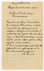 Rękopis pisma A. Gromka "Do Pana S. Krukowskiego Konserwatora" z dnia 23 kwietnia [19]2...