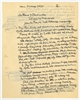 Rękopis-brudnopis pisma prof. Stefana Krukowskiego do J. Pachniaka  z dnia 8 marca 1935 r.