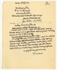 Rękopis-brudnopis pisma prof. Stefana Krukowskiego do inż. K. Raczyńskiego Naczelnego Dyrektora S...
