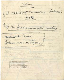 Fragment rękopisu artykułu Józefa Żurowskiego pt. Skarby halsztackiego okresu z doliny Dunajca wr...