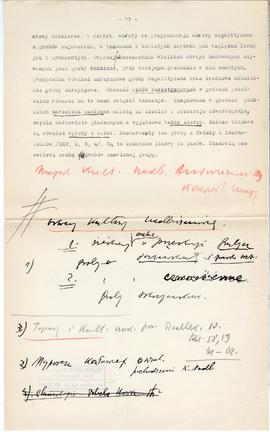 Maszynopis i rękopis trzynastu wykładów Józefa Żurowskiego na temat kultury megalitycznej  strona...