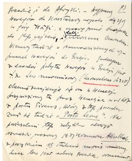 Rękopis trzech wykładów Józefa Żurowskiego pt. "Okres Wikingów w Skandynawji" z roku ak...