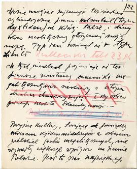 Maszynopis i rękopis trzynastu wykładów Józefa Żurowskiego na temat kultury megalitycznej  strona...