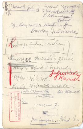 Fragment dziennika Józefa Żurowskiego pt. "Bieżące wiadomości o wykopaliskach" z odręcz...