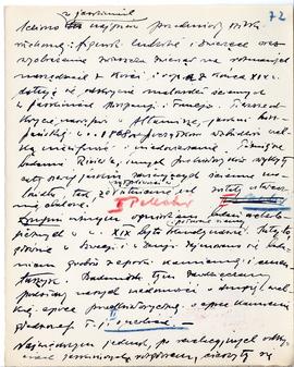 Rękopis wykładów Józefa Żurowskiego z zakresu archeologii przedhistorycznej  strona 139: "[…...