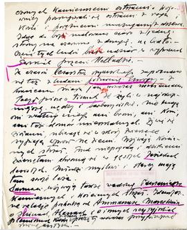 Rękopis wykładów Józefa Żurowskiego z zakresu archeologii przedhistorycznej  strona 73: "[…]...