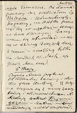 Notatnik nr 82 z odręcznymi notatkami Erazma Majewskiego z okresu od 04.05.1915 r. do 26.06.1915 ...