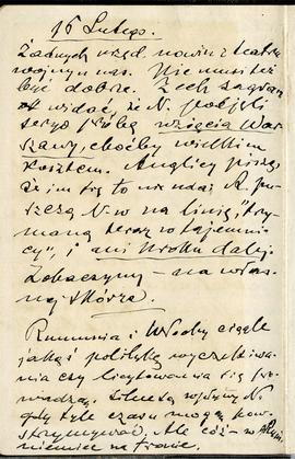 Notatnik nr 81 z odręcznymi notatkami Erazma Majewskiego z okresu od 12.02.1915 r. do 03.05.1915 ...