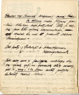 Brulion Józefa Żurowskiego pt. "Plastyka od Fidiasza począwszy" z odręcznymi notatkami ...