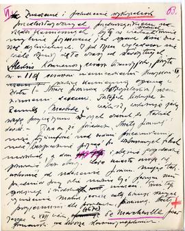 Rękopis wykładów Józefa Żurowskiego z zakresu archeologii przedhistorycznej  strona 101: "[…...