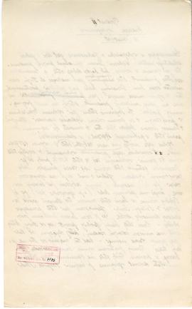 Rękopis pracy doktorskiej Józefa Żurowskiego pt. Wykopalisko z Jakuszowic Małych na tle pokrewnyc...