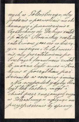 List od Włodzimierza Demetrykiewicza do Erazma Majewskiego (rękopis)  strona 5