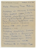 Rękopis - list Haliny Mazur do Stefana Krukowskiego z dnia 21 II 1961 roku