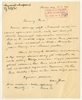 Rękopis - list Albina Jury do Stefana Krukowskiego z dnia 25 X 1937