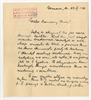 Rękopis - list Konrada Jażdżewskiego do Stefana Krukowskiego z dnia 23 IX 1941 roku