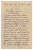 Rękopis - list Aleksandra Mizgały do Stefana Krukowskiego z dnia 4 września 1918 roku