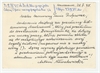 Kartka pocztowa od Antoniego Nowakowskiego do Stefana Krukowskiego z dnia 26 II [19]75 roku - rewers