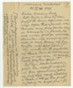 Rękopis - brudnopis listu Stefana Krukowskiego z dnia 26 III 1926 roku do Hugo Obermaiera