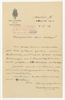 Rękopis - list w języku niemieckim Hugo Obermaiera do Stefana Krukowskiego z dnia 7 II [19]27 roku