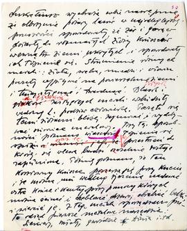 Rękopis wykładów Józefa Żurowskiego z zakresu archeologii przedhistorycznej  strona 55: "[…]...