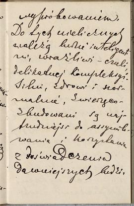 Notes nr 21 z wpisami odręcznymi  Erazma Majewskiego z okresu 01.12.1884 r.-15.05.1885 r.  strona.