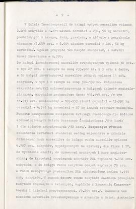 Państwowe Muzeum Archeologiczne w Warszawie. Sprawozdanie z działalności w roku 1982. Mszynopis. ...