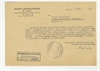 Maszynopis - list Muzeum Archeologicznego w Łodzi do Stefana Krukowskiego z dnia 4 maja 1953 roku