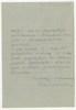 Rękopis - list NN (podpis nieczytelny) do Stefana Krukowskiego z dnia 12 XI 1935 roku