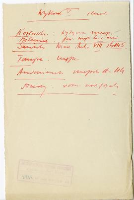 Rękopis dziewięciu wykładów Józefa Żurowskiego pt. "Osadnictwo przedhistoryczne w dorzeczu G...