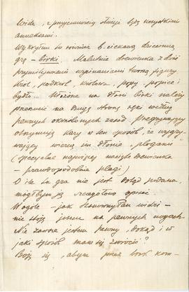 List od Ludwika Licińskiego do Erazma Majewskiego z dnia 24.05.1904 r. (rękopis)  strona 7