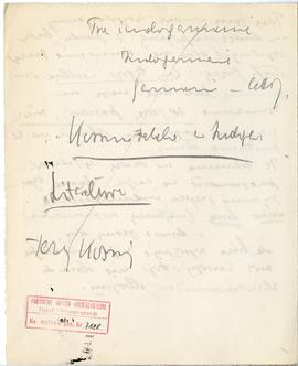 Maszynopis i rękopis trzynastu wykładów Józefa Żurowskiego na temat kultury megalitycznej  strona...