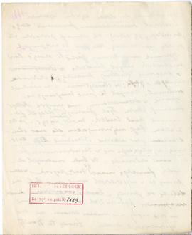 Rękopis wykładów Józefa Żurowskiego z zakresu archeologii przedhistorycznej  strona 222: pieczątk...