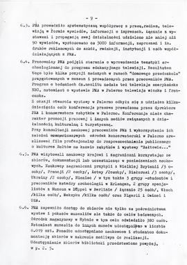 Państwowe Muzeum Archeologiczne w Warszawie. Sprawozdanie z działalności w roku 1992.  Maszynopis...