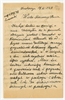 Rękopis - list Zygmunta Szmita do Stefana Krukowskiego z dnia 17 VI 1928 roku
