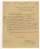Rękopis - brudnopis listu Stefana Krukowskiego  z dnia 24 marca 1939 roku do fabryki A. Marciniak...