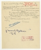 Rękopis - brudnopis listu Stefana Krukowskiego  z dnia 13 marca 1939 roku do kierownictwa PMA  w ...