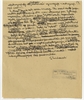 Rękopis - brudnopis listu Stefana Krukowskiego z dnia 23 lutego 1939 roku  do Naczelnika Wydziału...