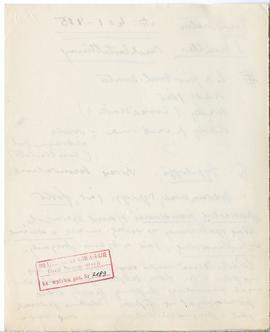 Rękopis wykładów Józefa Żurowskiego z zakresu archeologii przedhistorycznej  strona 208: pieczątk...