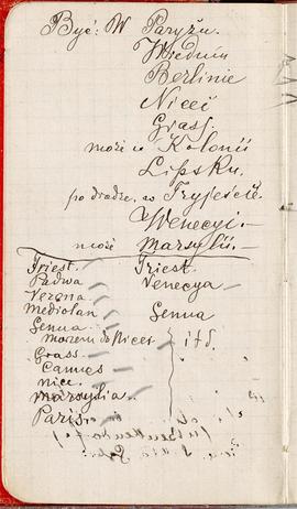 Notes nr 13 z okresu 01.02.1882 r.- 01.05.1882 r.Notatki odręczne Erazma Majewskiego: "Być: ...
