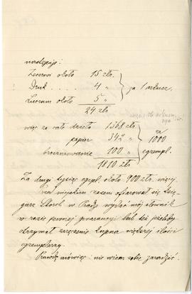 List od prof. F. A. Hory do Erazma Majewskiego (rękopis)  strona 2