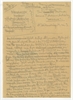 Rękopis - brudnopis listu Stefana Krukowskiego z dnia 26 sierpnia 1939 roku  do Wincentego Pawłow...